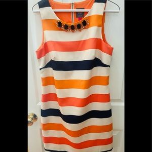 Vince Camuto Jeweled Shift Dress